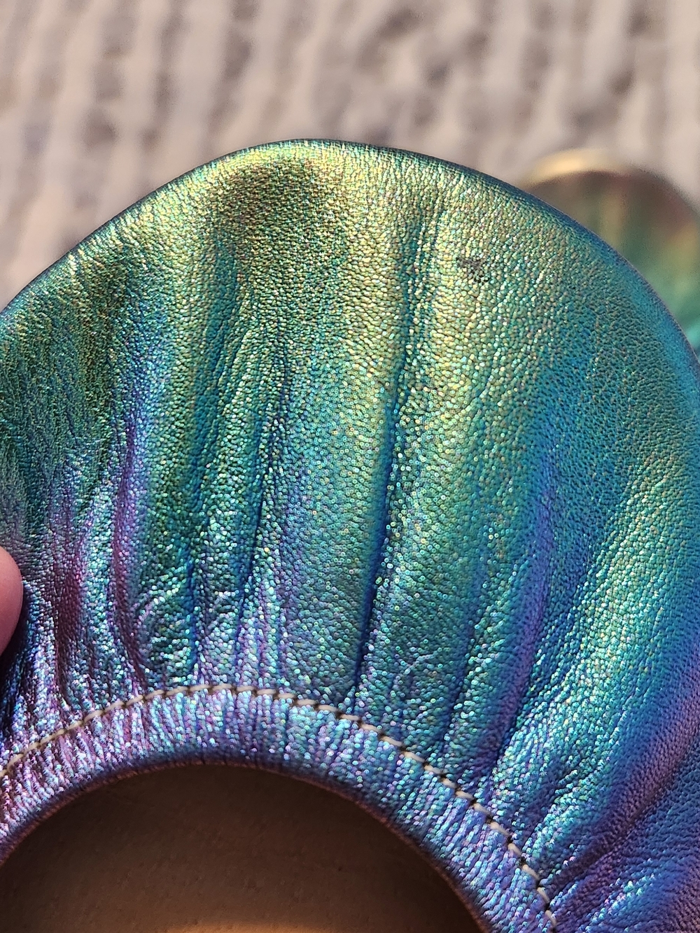 Iridescent Ballet Flats - Shimmer Multi-Color - Picture 3 of 9